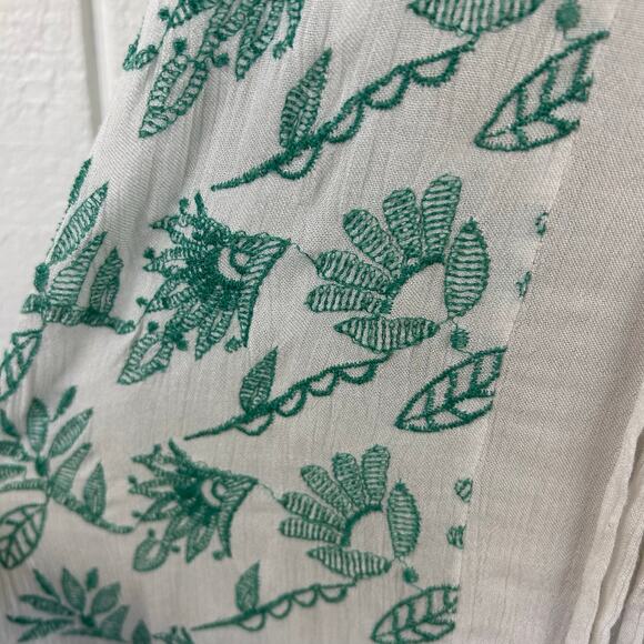 Lilka Anthropologie Women Sleeveless Tank Top Boho Made in India White Large - Picture 3 of 9